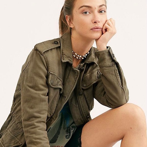 FREE PEOPLE NOT YOUR BROTHERS SURPLUS JACKET Size S - Picture 7 of 16